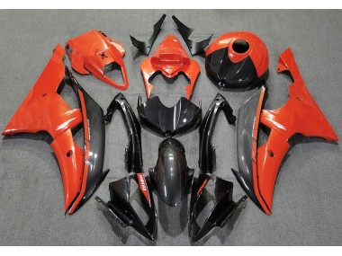 2008-2016 Orange Brillant & Fiber De Carbone R6 Carénage
