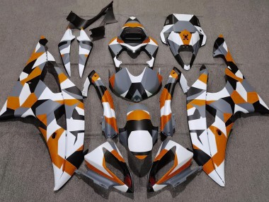 2008-2016 Orange Camouflage Uni R6 Carénage