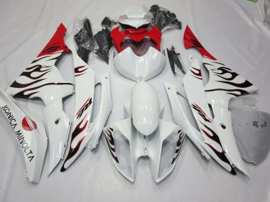 2008-2016 Speciale Fiamma Rosso R6 Carénage