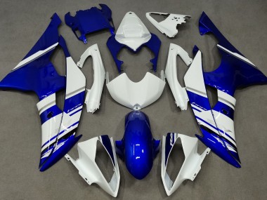 2008-2016 Style Personnalisé OEM Bleu & Blanc R6 Carénage