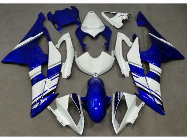 2008-2016 Style Personnalisé OEM Bleu & Blanc R6 Carénage