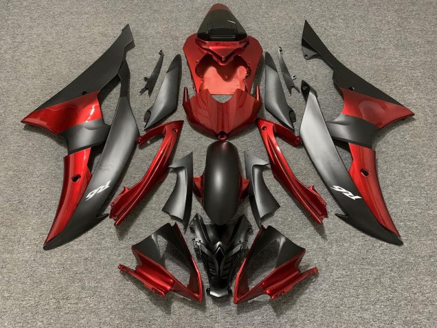 2008-2016 Style Personnalisé OEM Rouge / Noir R6 Carénage 2008-2016 Style Personnalisé OEM Rouge / Noir R6 Carénage