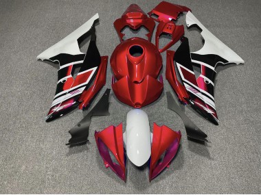 2008-2016 Style Rouge Noir & Blanc OEM R6 Carénage