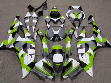 2008-2016 Vert Clair Camo Uni R6 Carénage