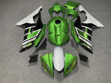 2008-2016 Vert Noir & Blanc Style OEM R6 Carénage