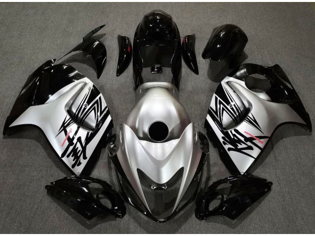 2008-2020 Design Noir Brillant & Argent GSXR 1300 Carénage 2008-2020 Design Noir Brillant & Argent GSXR 1300 Carénage