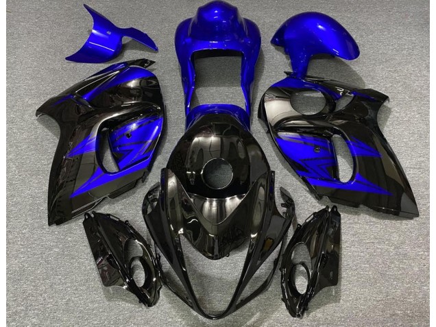 2008-2020 Noir Brillant & Bleu Profond GSXR 1300 Carénage 2008-2020 Noir Brillant & Bleu Profond GSXR 1300 Carénage