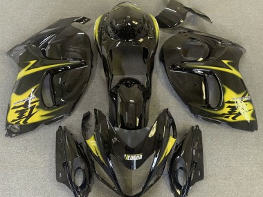 2008-2020 Noir Brillant & Jaune GSXR 1300 Carénage