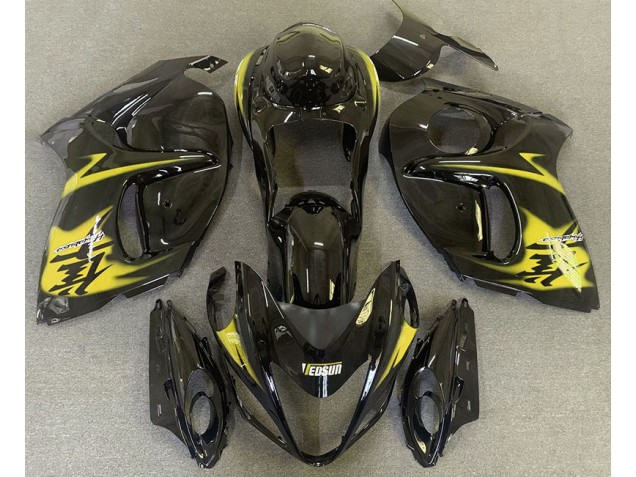 2008-2020 Noir Brillant & Jaune GSXR 1300 Carénage 2008-2020 Noir Brillant & Jaune GSXR 1300 Carénage