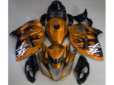 2008-2020 Orange Brillant & Noir GSXR 1300 Carénage