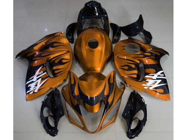 2008-2020 Orange Brillant & Noir GSXR 1300 Carénage 2008-2020 Orange Brillant & Noir GSXR 1300 Carénage