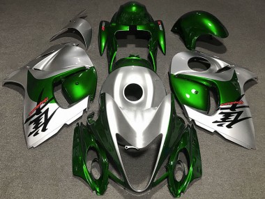 2008-2020 Vert Brillant & Argent GSXR 1300 Carénage