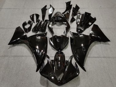 2009-2011 Noir Brillant Uni R1 Carénage