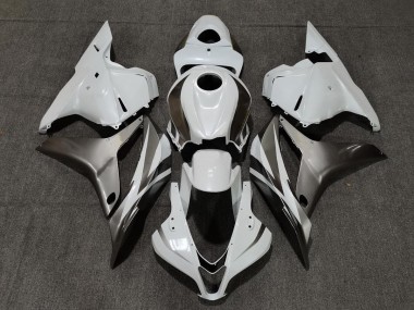 2009-2012 Blanc Brillant & Argent CBR600RR Carénage