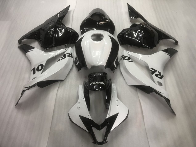 2009-2012 Blanc / Noir Repsol Uni CBR600RR Carénage 2009-2012 Blanc / Noir Repsol Uni CBR600RR Carénage