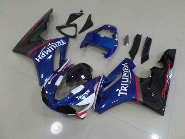 2009-2012 Bleu & Blanc Daytona 675 Carénage 2009-2012 Bleu & Blanc Daytona 675 Carénage