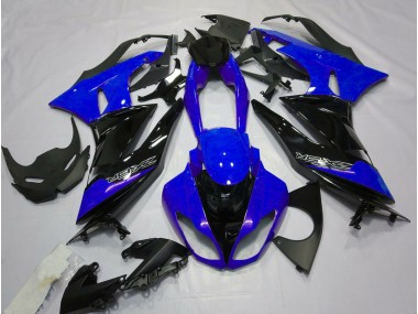 2009-2012 Bleu Brillant & Noir ZX6R Carénage