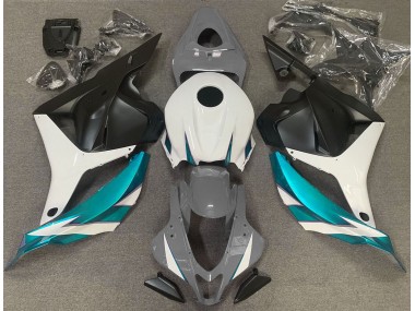 2009-2012 Gris Brillant Blanc & Bleu Clair CBR600RR Carénage