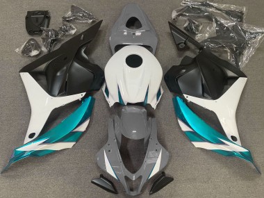 2009-2012 Gris Brillant Blanc & Bleu Clair CBR600RR Carénage