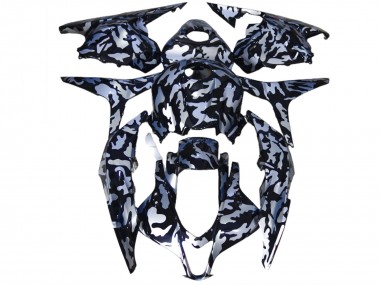 2009-2012 Neige Argentée Camo CBR600RR Carénage