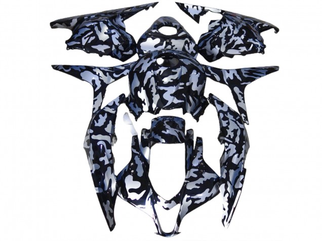 2009-2012 Neige Argentée Camo CBR600RR Carénage 2009-2012 Neige Argentée Camo CBR600RR Carénage