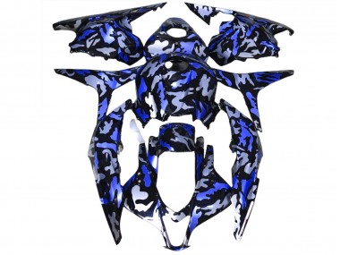 2009-2012 Neige Bleu Foncé Camo CBR600RR Carénage