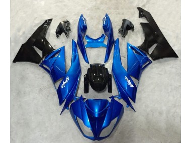 2009-2012 Ninja Bleu & Noir ZX6R Carénage
