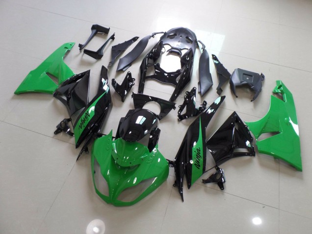 2009-2012 Ninja Noir Vert ZX6R Carénage 2009-2012 Ninja Noir Vert ZX6R Carénage
