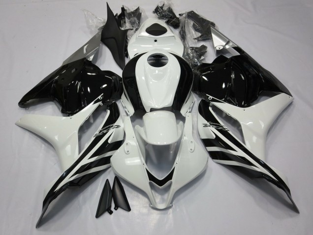 2009-2012 Noir & Blanc Brillant CBR600RR Carénage 2009-2012 Noir & Blanc Brillant CBR600RR Carénage