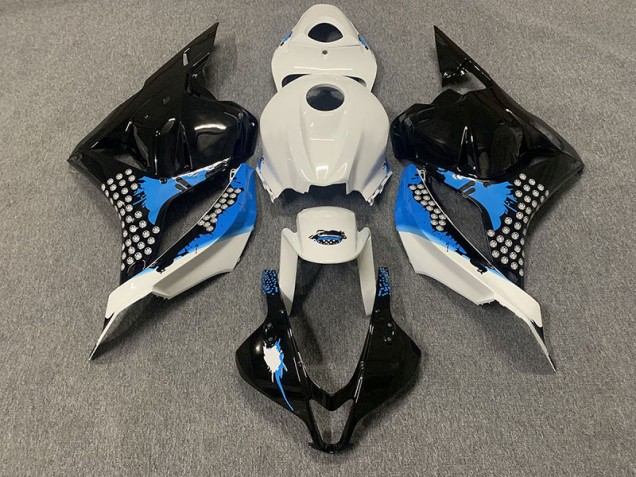 2009-2012 Noir Bleu & Blanc CBR600RR Carénage 2009-2012 Noir Bleu & Blanc CBR600RR Carénage