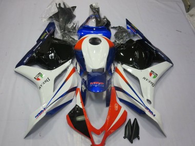 2009-2012 Orange & Bleu CBR600RR Carénage