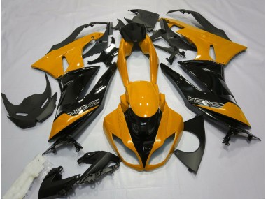 2009-2012 Orange Brillant & Noir ZX6R Carénage