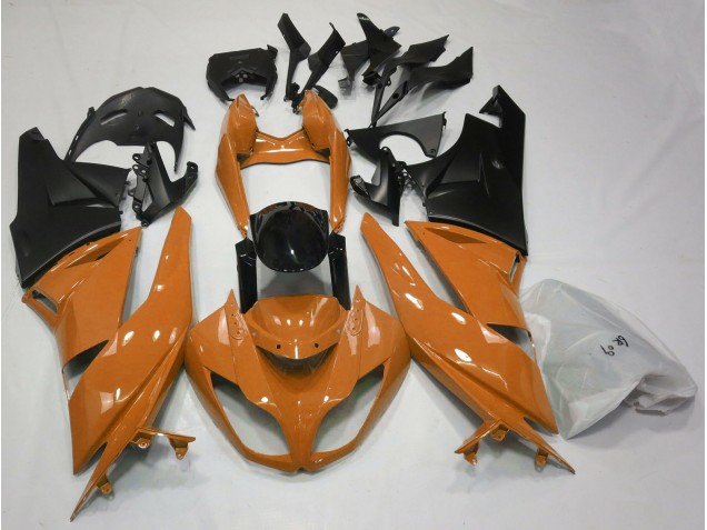 2009-2012 Orange Brillant & Noir ZX6R Carénage 2009-2012 Orange Brillant & Noir ZX6R Carénage