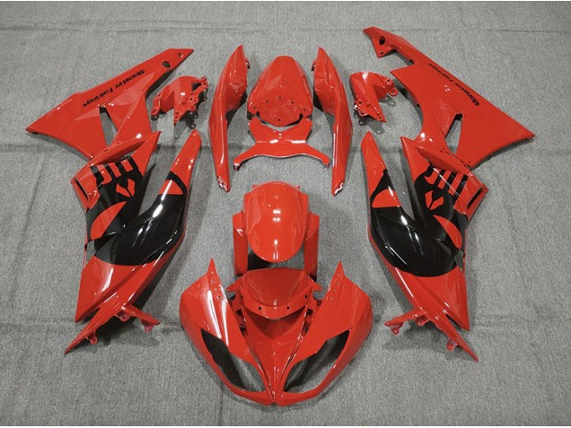 2009-2012 Punisseur Rouge ZX6R Carénage 2009-2012 Punisseur Rouge ZX6R Carénage