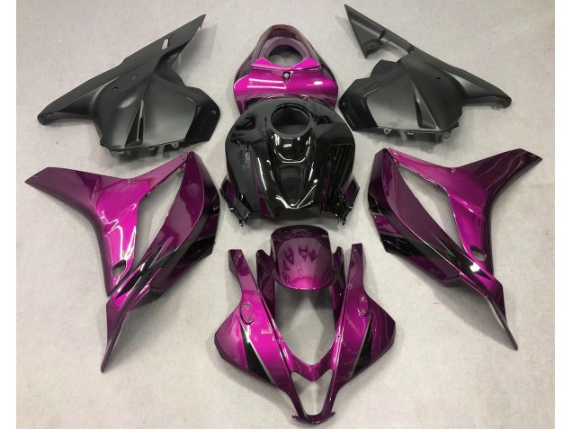 2009-2012 Rose Foncé Avec Du Noir CBR600RR Carénage 2009-2012 Rose Foncé Avec Du Noir CBR600RR Carénage
