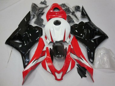 2009-2012 Rouge Brillant Blanc & Noir CBR600RR Carénage