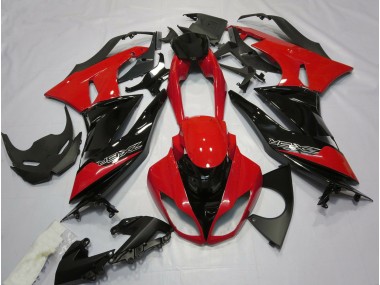 2009-2012 Rouge Brillant & Noir ZX6R Carénage