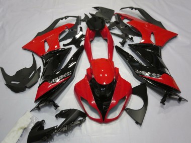 2009-2012 Rouge Brillant & Noir ZX6R Carénage