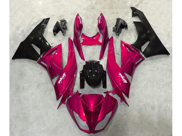 2009-2012 Rouge Vif Brillant ZX6R Carénage 2009-2012 Rouge Vif Brillant ZX6R Carénage