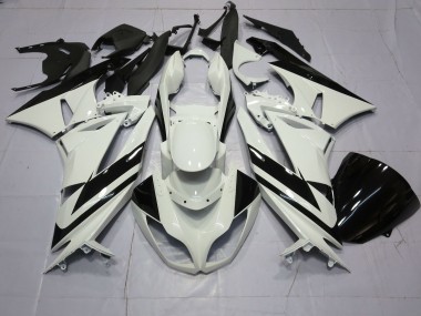 2009-2012 Spécial Blanc Noir ZX6R Carénage