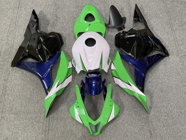 2009-2012 Vert & Blanc CBR600RR Carénage