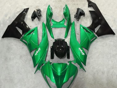 2009-2012 Vert Brillant Brillant ZX6R Carénage