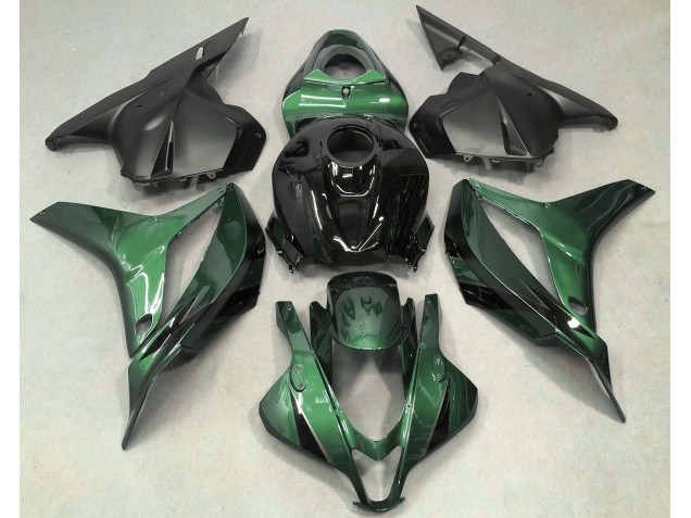 2009-2012 Vert Foncé Avec Du Noir CBR600RR Carénage 2009-2012 Vert Foncé Avec Du Noir CBR600RR Carénage