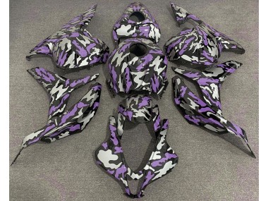 2009-2012 Violet & Argent Camo CBR600RR Carénage