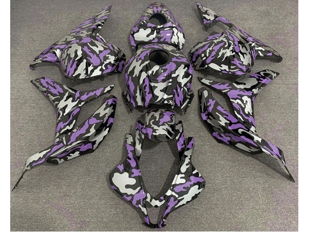 2009-2012 Violet & Argent Camo CBR600RR Carénage 2009-2012 Violet & Argent Camo CBR600RR Carénage