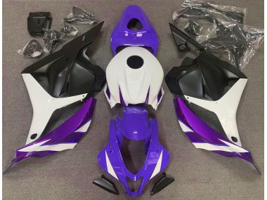 2009-2012 Violet Brillant Blanc & Violet CBR600RR Carénage