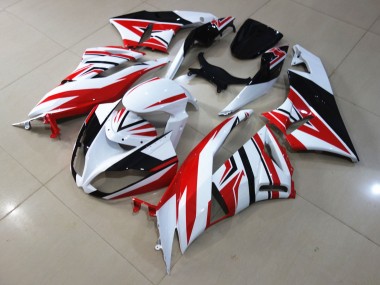 2009-2012 Zagg Rouge Blanc ZX6R Carénage