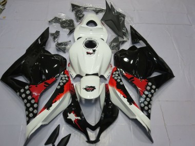 2009-2012 Éclaboussures Rouges & Noires CBR600RR Carénage