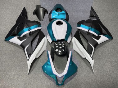 2009-2012 Étoile Noire Mate & Bleu Clair CBR600RR Carénage