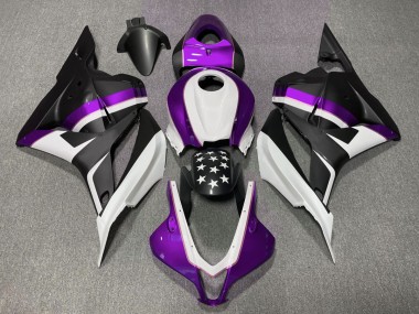 2009-2012 Étoile Noire Mate & Violette CBR600RR Carénage